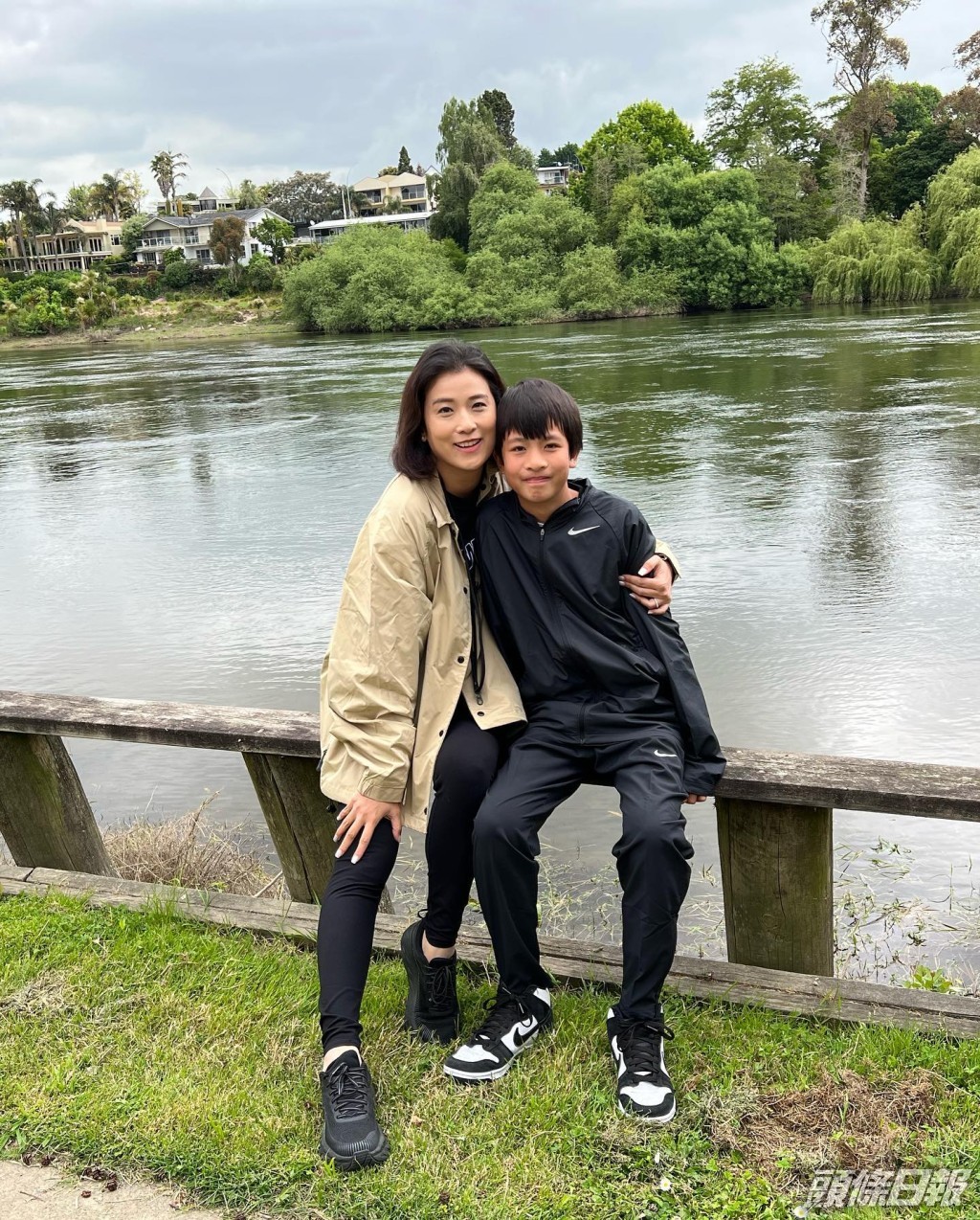 葉凱茵早前到紐西蘭探囝囝。